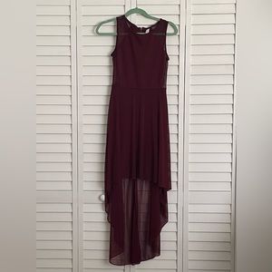 Chiffon high-low Dress